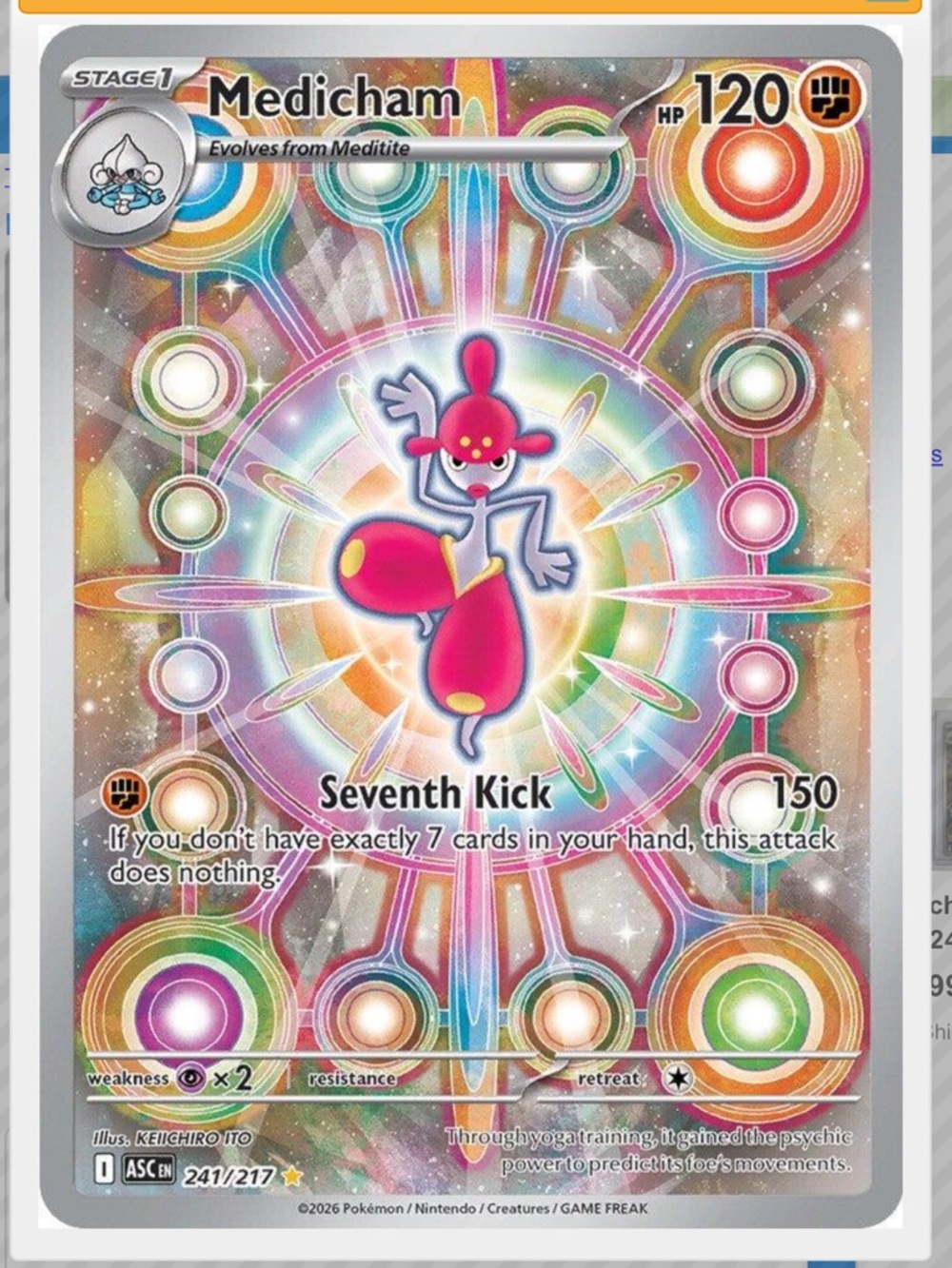 Medicham #241 Pokemon Ascended Heroes